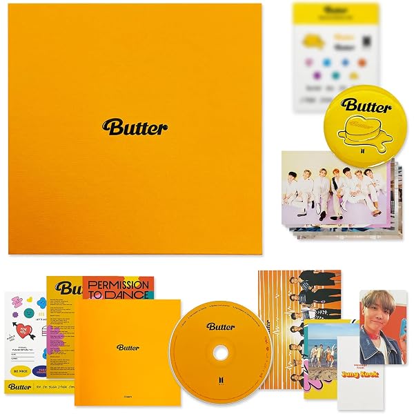 BTS Album - [ BUTTER ] (PHEACHES Ver.) CD-R + Photobook + Lyric